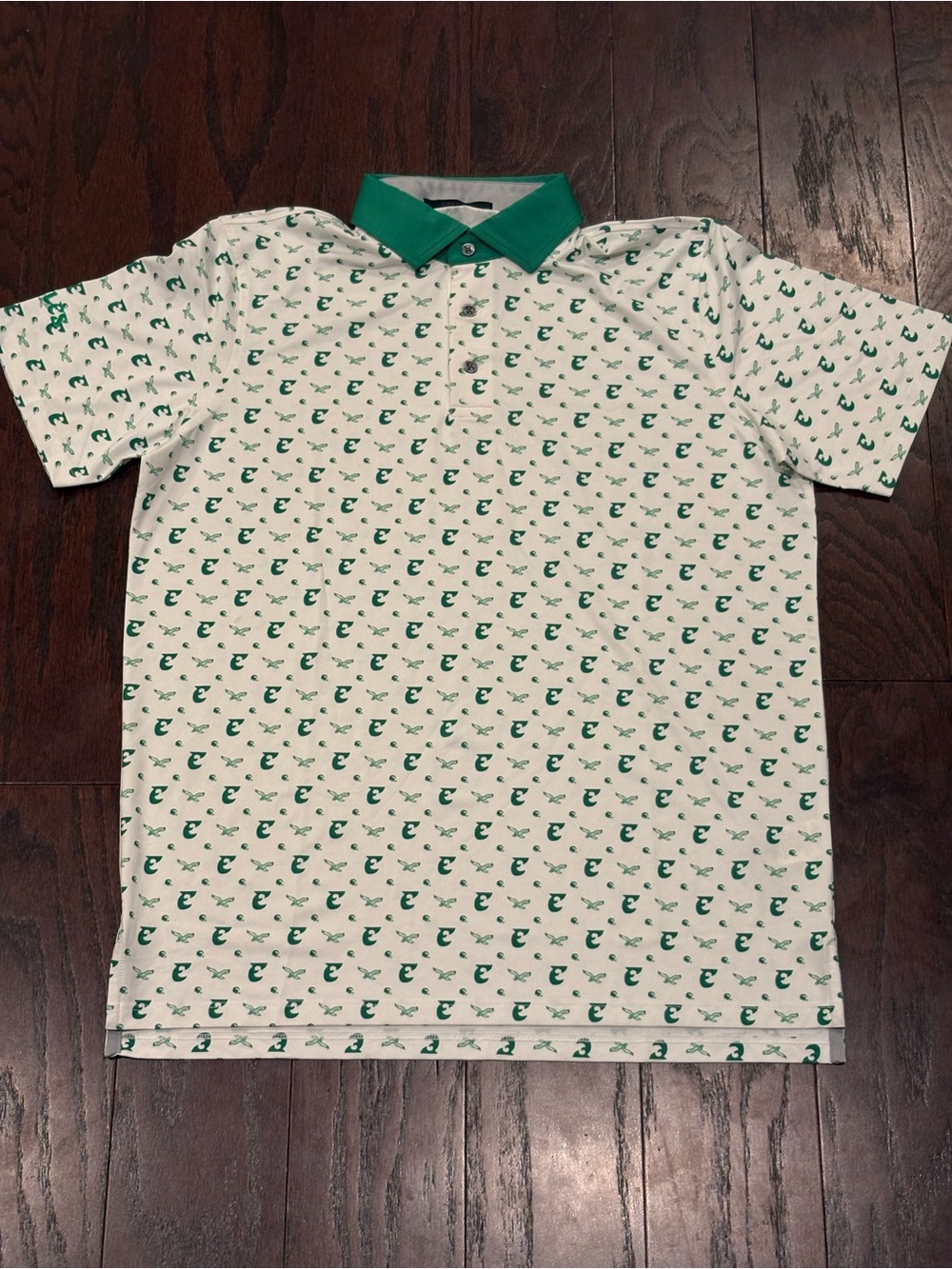 NEW Greyson x NFL Philadelphia Eagles Men’s Performance Golf Polo Sz Medium NWOT